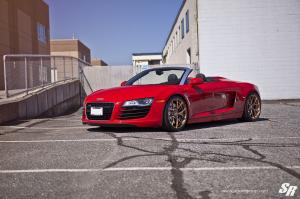 Audi R8 Spyder by SR Auto Group on PUR Wheels (PUR FL04) 2018 года
